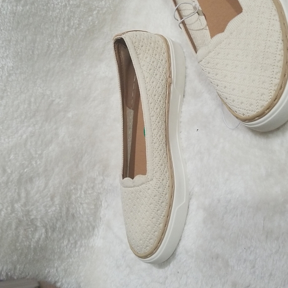 Report Dijon slip on Knit Beige Flat Women Loafer Size 7.5 - Picture 6 of 8